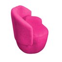 Ver imagem 4 de Namoradeira Decorativa Beatriz Orgânica Veludo Rosa Pink
