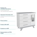 Ver imagem 6 de Quarto de Bebê com Cômoda 1 Porta com Janela em Acrílico e Berço 100% MDF Retrô Jolie