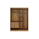 Ver imagem 3 de Guarda Roupa Modulado 4PTA Vd 3g Rizon N. Horizonte Cumaru