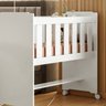 Mini Berço 100% MDF com Rodízios - 6