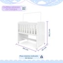 Ver imagem 3 de Mini Berço 100% MDF com Rodízios Yescasa