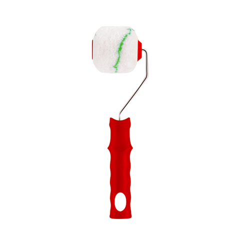 12 Unidades do Rolo Microfibra 18mm com Suporte Tamanho 5cm Durín