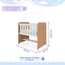 Ver imagem 3 de Mini Berço 100% MDF com Rodízios Yescasa