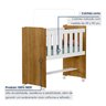 Mini Berço 100% MDF com Rodízios - 2