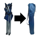 Ver imagem 5 de Cadeira Camping Dobravel Portatil Premium até 160kg Azul Lu0102_az