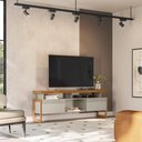 Ver imagem 3 de Rack Esmeralda Nature/off White Linea Brasil