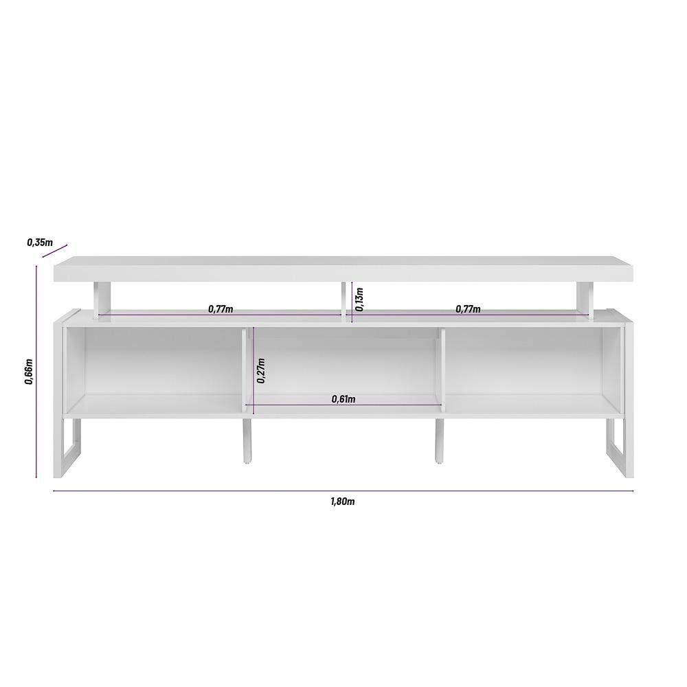 Rack Esmeralda Nature/off White Linea Brasil - 9