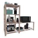 Ver imagem 2 de Armário Para Lavanderia Retro P/área Serviço Móveis de Madeira Technox