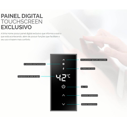 Aquecedor de Água a Gás Komeco 36 Litros Ko 36wh Home para Gn Branco - 3