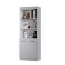 Ver imagem 4 de Armário Multiuso 2 Portas com Nichos Organizador para Escritório, Lavanderia e Cozinha