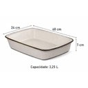 Ver imagem 2 de Jogo com 4 Travessas Refratárias Oxford Tango Maresia Grande 3,25l 40x24x7cm