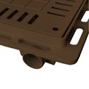 Ver imagem 4 de Tampa Casa de Máquina Piscina Lisa Simples Grelha 80x80cm M