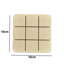 Jogo da Velha em Mdf 3mm Natural Passa Tempo Perfeito!!! - 4