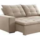 Ver imagem 5 de Sofá 4 Lugares Retrátil e Reclinável Super Pilow 230cm Paris Veludo  