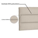Ver imagem 5 de Cabeceira Painel Estofada Cama Box Casal King La Italian 195cm Suede Bege - Abmaza