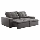 Ver imagem 2 de Sofá 4 Lugares Retrátil e Reclinável Super Pilow 230cm Paris Veludo 