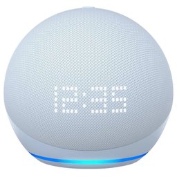 Caixa de Som Amazon Echo Dot 5 Geração / Alexa / Relógio / Bluetooth - Azul - 1