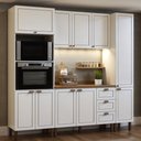 Ver imagem 2 de Cozinha Completa 4PÇS 10PTS 3GAV Americana Bco/Ebano c/Tampo