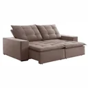 Ver imagem 2 de Sofá 4 Lugares Retrátil e Reclinável Super Pilow 250cm Paris Veludo  