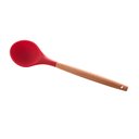 Ver imagem 2 de Colher de Silicone Vermelho Com Cabo de Bambu Charmy Lyor