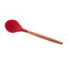 Colher de Silicone Vermelho Com Cabo de Bambu Charmy Lyor - 2