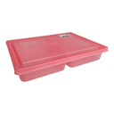 Ver imagem 5 de Kit 02 Porta Frios Organizador Duplo Plástico Translucido Cor:vermelho