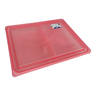 Kit 02 Porta Frios Organizador Duplo Plástico Translucido Cor:vermelho - 3