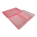 Ver imagem 2 de Kit 02 Porta Frios Organizador Duplo Plástico Translucido Cor:vermelho