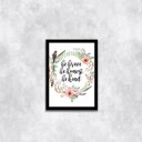 Ver imagem 1 de Quadro Be Brave, Be Honest, Be Kind 45x34cm - com vidro:Madeira preta