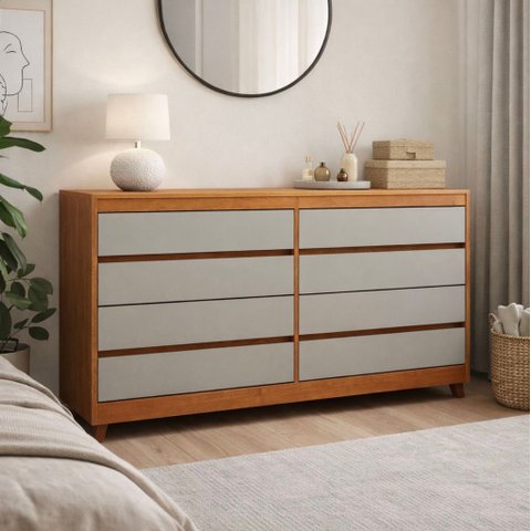 Comoda 8g. C/pés Espanha Tcil