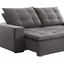 Ver imagem 5 de Sofá 4 Lugares Retrátil e Reclinável Super Pilow 250cm Paris Veludo 