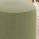 Ver imagem 5 de Kit 2 Puff Puf Para Sala Base Metal Saien Linho SL 75 Peer
