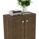 Ver imagem 4 de Conjunto 2 Peças com Mesa para Escritório em L e Armário Multiuso Baixo