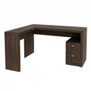 Ver imagem 3 de Conjunto 2 Peças com Mesa para Escritório em L e Armário Multiuso Baixo