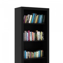 Kit 2 Peças com Mesa para Escritório em L e Estante Livreiro - 4