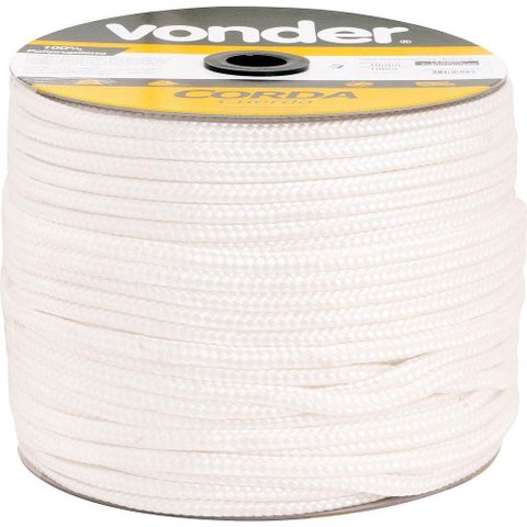 Corda Multifilamento Trançada 3,0mm 3,0kg 625 Metros Branca