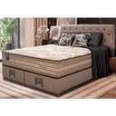 Ver imagem 1 de Cama Box Queen Colchão Pillow In + Box 158x198x72 Molas Ensacadas Cama inBox Duo Linem Bege