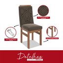 Ver imagem 6 de Conjunto 2 Cadeiras em Madeira Maciça