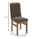 Ver imagem 5 de Conjunto 2 Cadeiras em Madeira Maciça