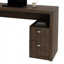 Ver imagem 4 de Kit 2 Peças com Mesa para Escritório em L e Armário Multiuso Baixo 3 Portas