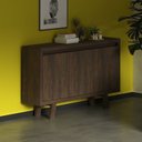 Ver imagem 7 de Kit 2 Peças com Mesa para Escritório em L e Armário Multiuso Baixo 3 Portas