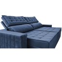 Ver imagem 4 de Sofá Retrátil e Reclinável 2,35m Cama inBox Big Star com SoftGel D40 Velupluma Azul