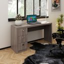 Ver imagem 7 de Conjunto 3 Peças Escrivaninha, Armário Multiuso Alto 2 Portas e Gaveteiro