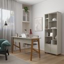 Ver imagem 3 de Mesa / Escrivaninha Ta Estilo Rústico Moderno Cor Off White