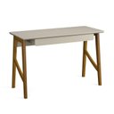 Ver imagem 1 de Mesa / Escrivaninha Ta Estilo Rústico Moderno Cor Off White
