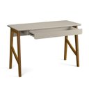 Ver imagem 2 de Mesa / Escrivaninha Ta Estilo Rústico Moderno Cor Off White