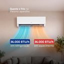 Ver mais imagens de Ar Condicionado Split Hq Hi Wall Inverter 30.000 Btu/H Quente e Frio Branco VIHT30CH3S2S723 220V