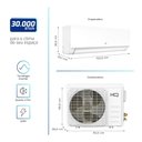 Ver imagem 5 de Ar Condicionado Split Hq Hi Wall Inverter 30.000 Btu/H Quente e Frio Branco VIHT30CH3S2S723 220V