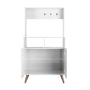 Ver imagem 2 de Cantinho Café Retrô Cozinha Moderna Multiuso Balcão 2 Portas:branco