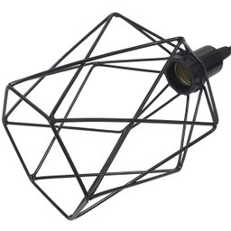 3 Pendentes Aramado Cálice P Luminária Lustre Teto Retrô Vintage Industrial Balcão Preto - 5